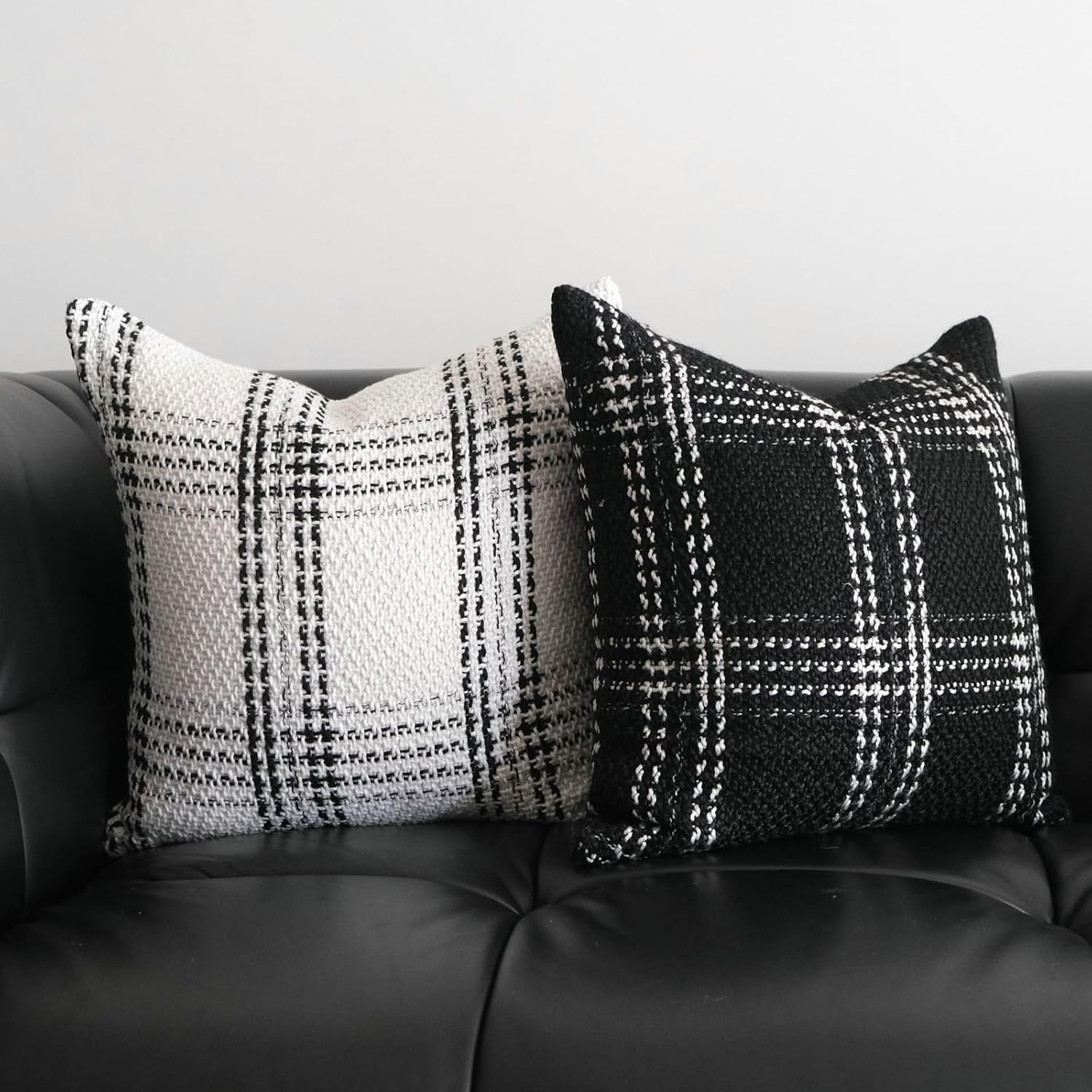Black And White Throw Pillow Covers