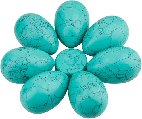 Miniatura 30 de mookaitedecor Figuras de piedras preciosas pulidas con huevo de cristal de ojo de tigre con soporte de piedra #1-marrón