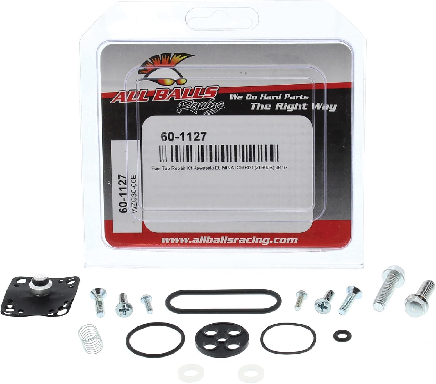 All Balls Fuel Tap Repair Kit 60-1127 for Kawasaki ZL 600 B Eliminator 1996 1997