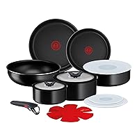 Lagostina Ingenio Essential Plus Set di Pentole, Alluminio per Gas e Forno