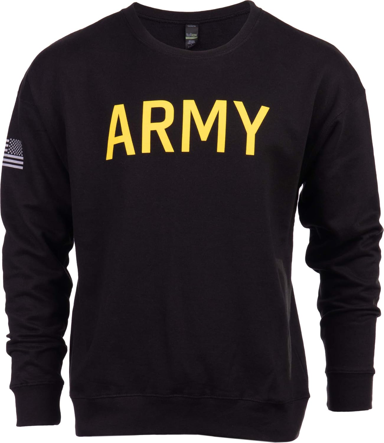 Ann Arbor T-shirt Co. ARMY PT Style Sweatshirt | U.S. Military Infantry Workout Long Sleeve Fleece Crewneck Sweater