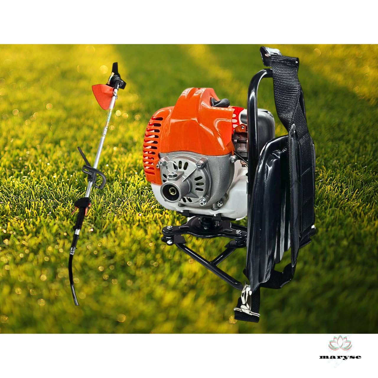 52cc Petrol Garden Brushcutter Strimmer ESkde BC52-S23 2 In 1 Heavy Duty On - Foto 9