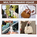 Keychain Alcohol Spray Bottle, Mini Travel Size Spray Bottle 1 oz, Portable Refillable Hand Sanitizer Bottle Case Holder