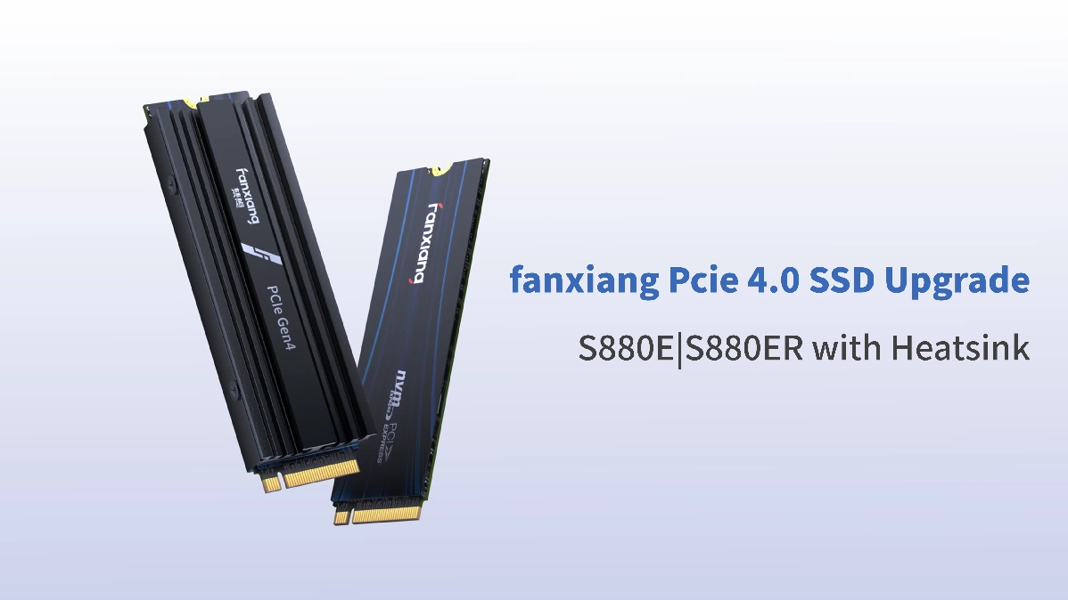 fanxiang NVMe SSD 4TB, M.2 PCIe Gen4x4 Gaming Solid State Laufwerk