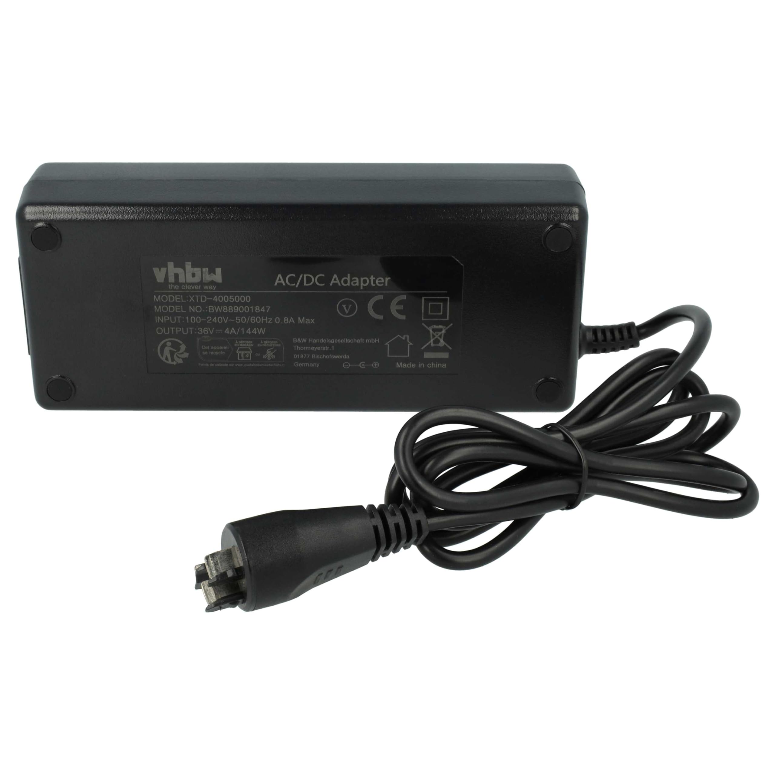 vhbw Chargeur Compatible avec Bosch PowerTube 500, PowerPack 500, PowerTube 625 vélos électriques - pour Batteries Li-ION 144W