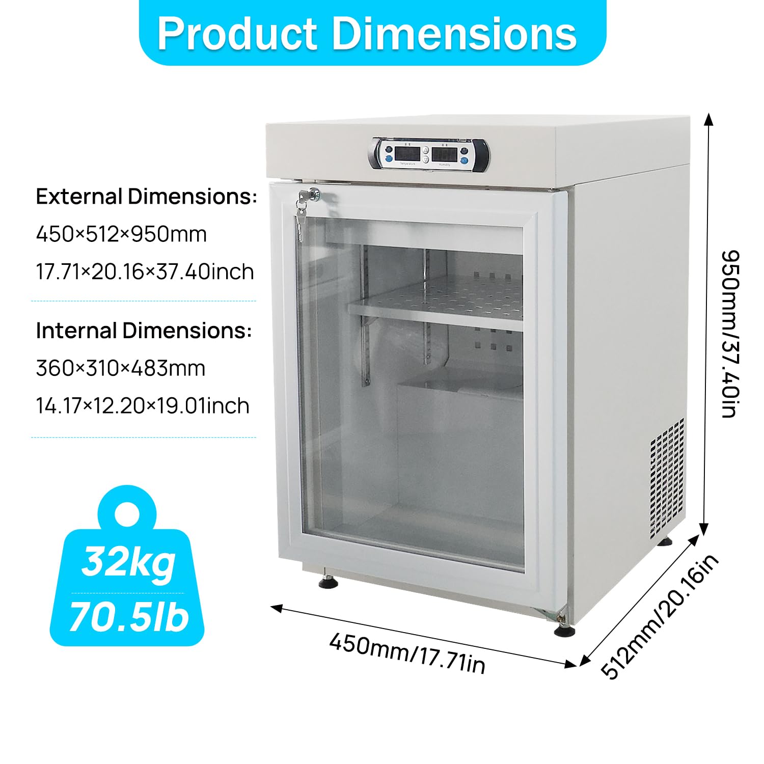 Continental Refrigerator DL1FI-SS-RT Designer Line Single Section Roll-Thru Freezer, Full Stainless