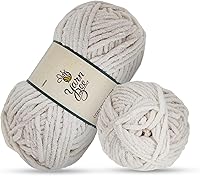 Vista 34 de Bee - Hilo súper voluminoso para tejer y tejer, madeja suave de 101 yardas de hilo 100% poliéster para mantas, sombreros y más, accesorios