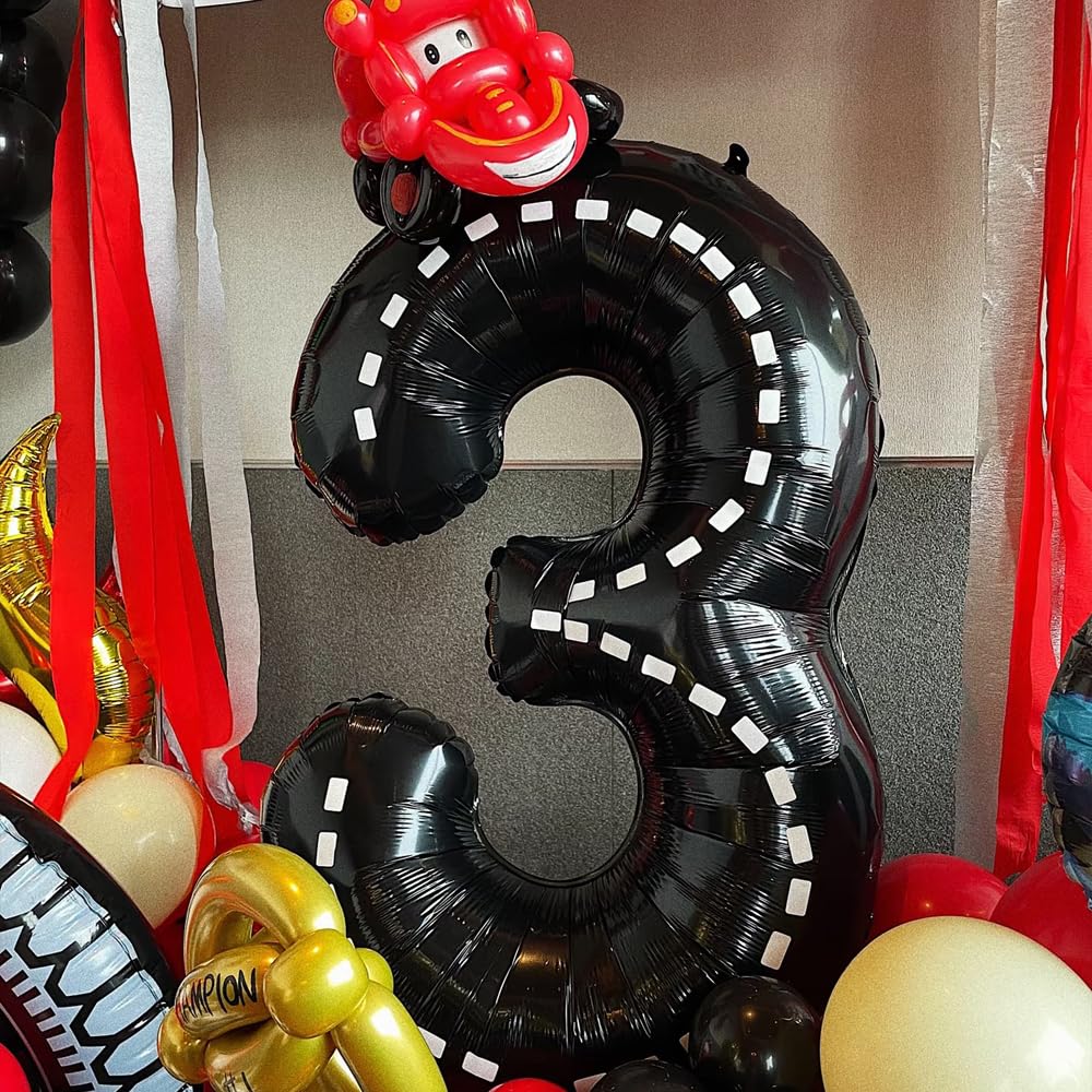 Red 0 balloon 40 Inch Giant Helium Foil Number 0 to 9 Red Balloon Birthday Wedding Party Digital Decorations (Number 0) — view 13
