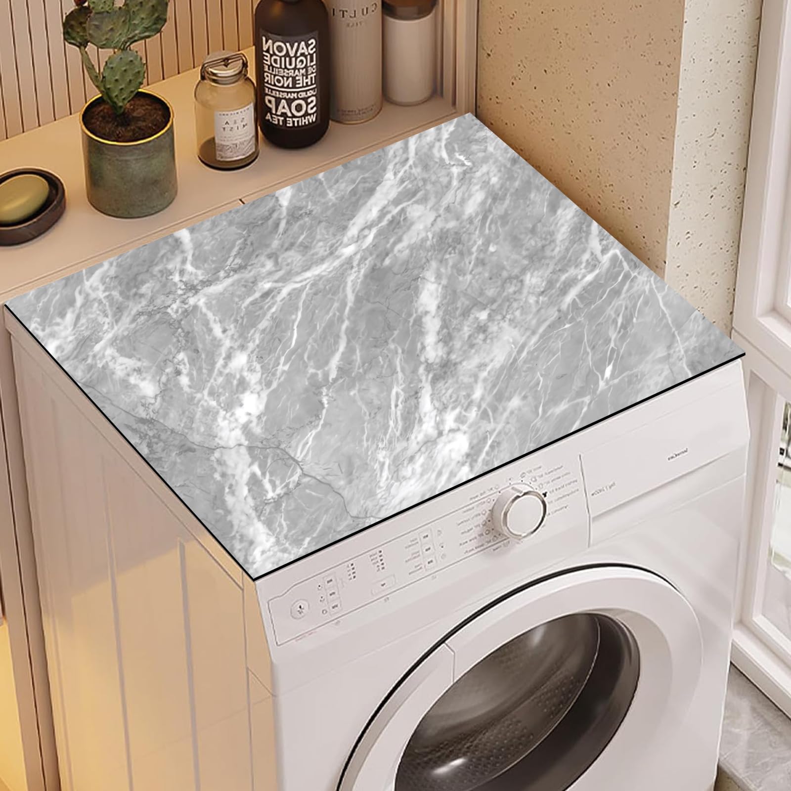 Copertura Per Lavatrice 60x60 Cm - Lavabile, Antiscivolo, Blu Scuro - Foto 11