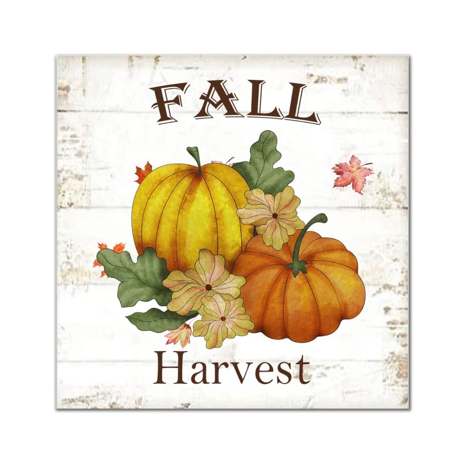 Cadeau d'automne idéal avec cette suspension murale en bois citrouille