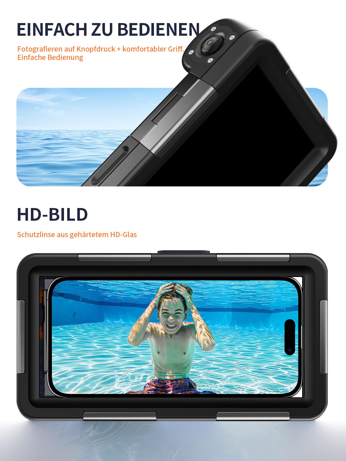 Lanhiem IPX8 15M Wasserdicht Hülle Universelle für 4.7-6.9'' Handy