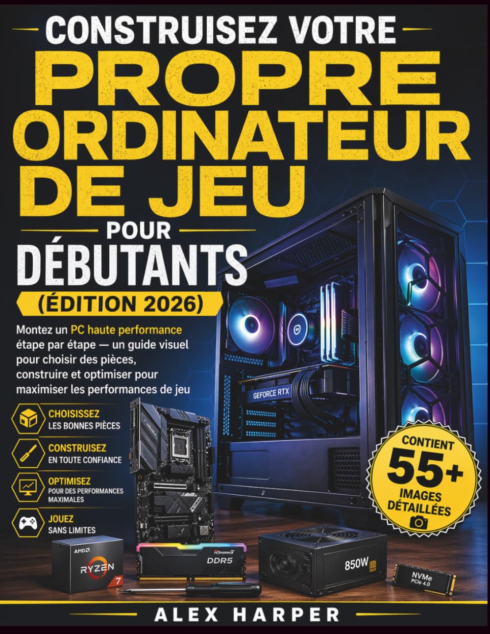Construisez votre propre ordinateur de jeu pour débutants (Édition 2026): Montez un PC haute performance étape par étape — un guide visuel pour ... pour maximiser les performances de jeu