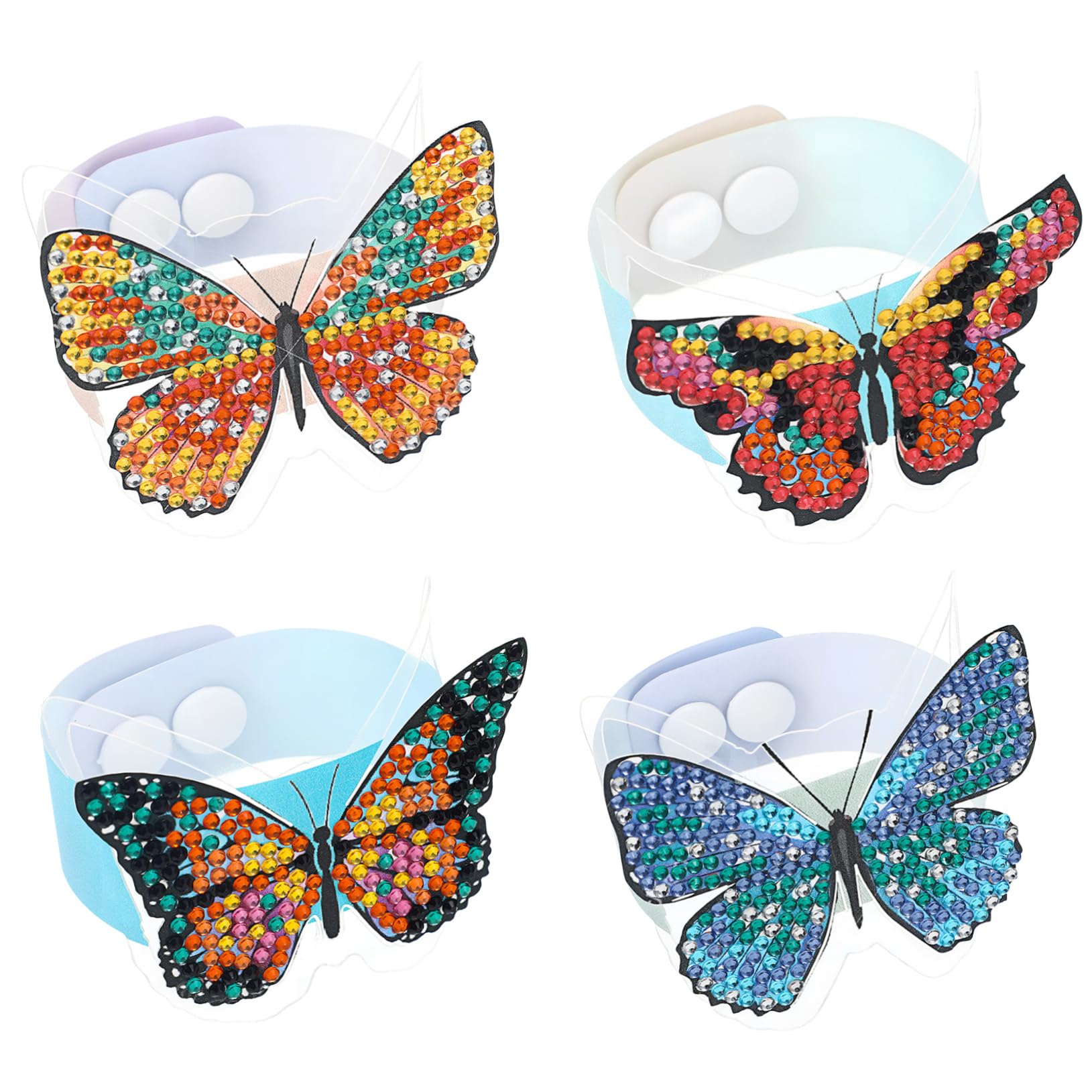 TOYANDONA 3juegos Pulseras De Diamantes Para Niñas Kit De Manualidades De Joyería Accesorios De Arte Diamante De Cumpleaños y Amistad