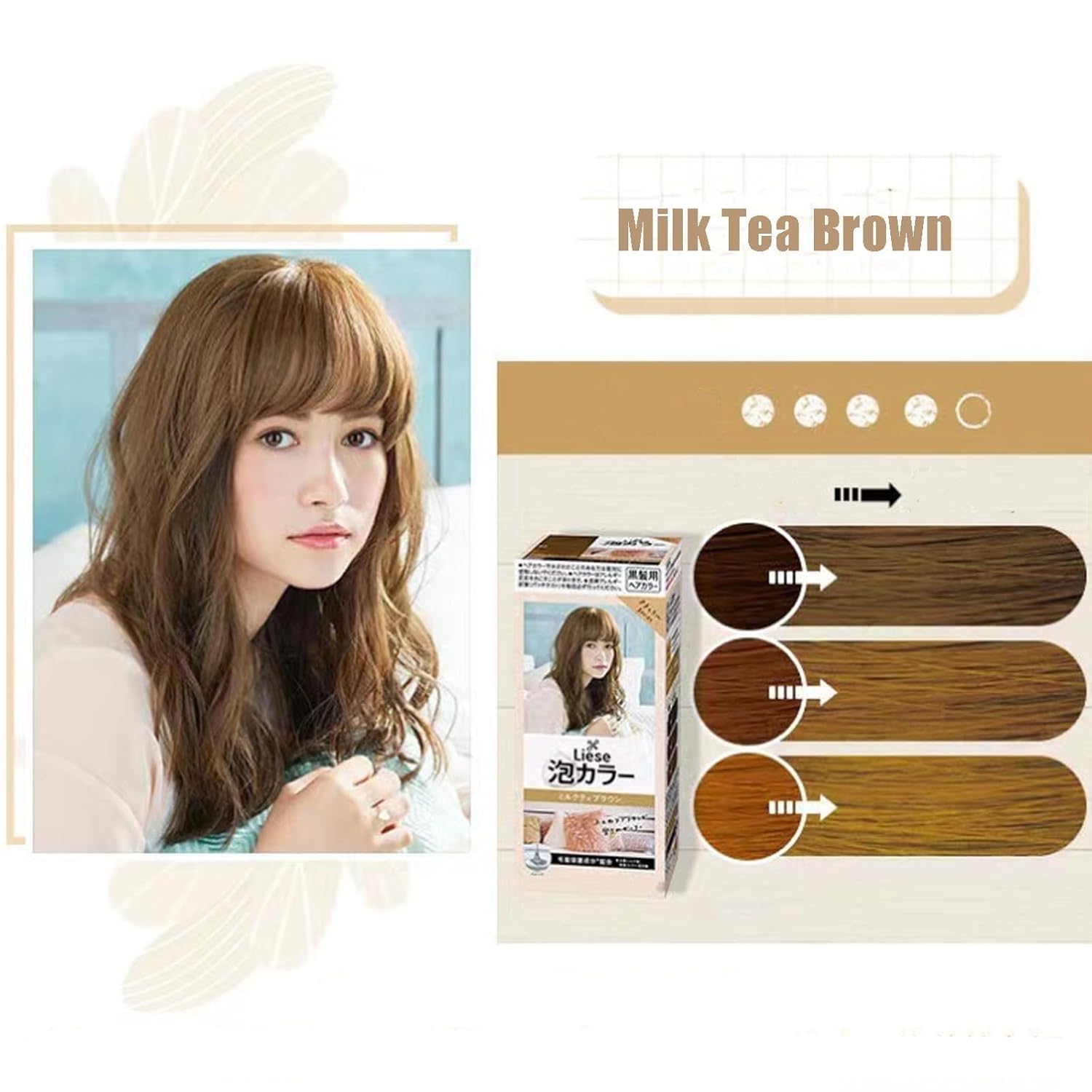 Bubble Hair Color, Bubble Hair Color Japanese, Hair Dye Japanese, Tinte Japones (Set 3, 1)