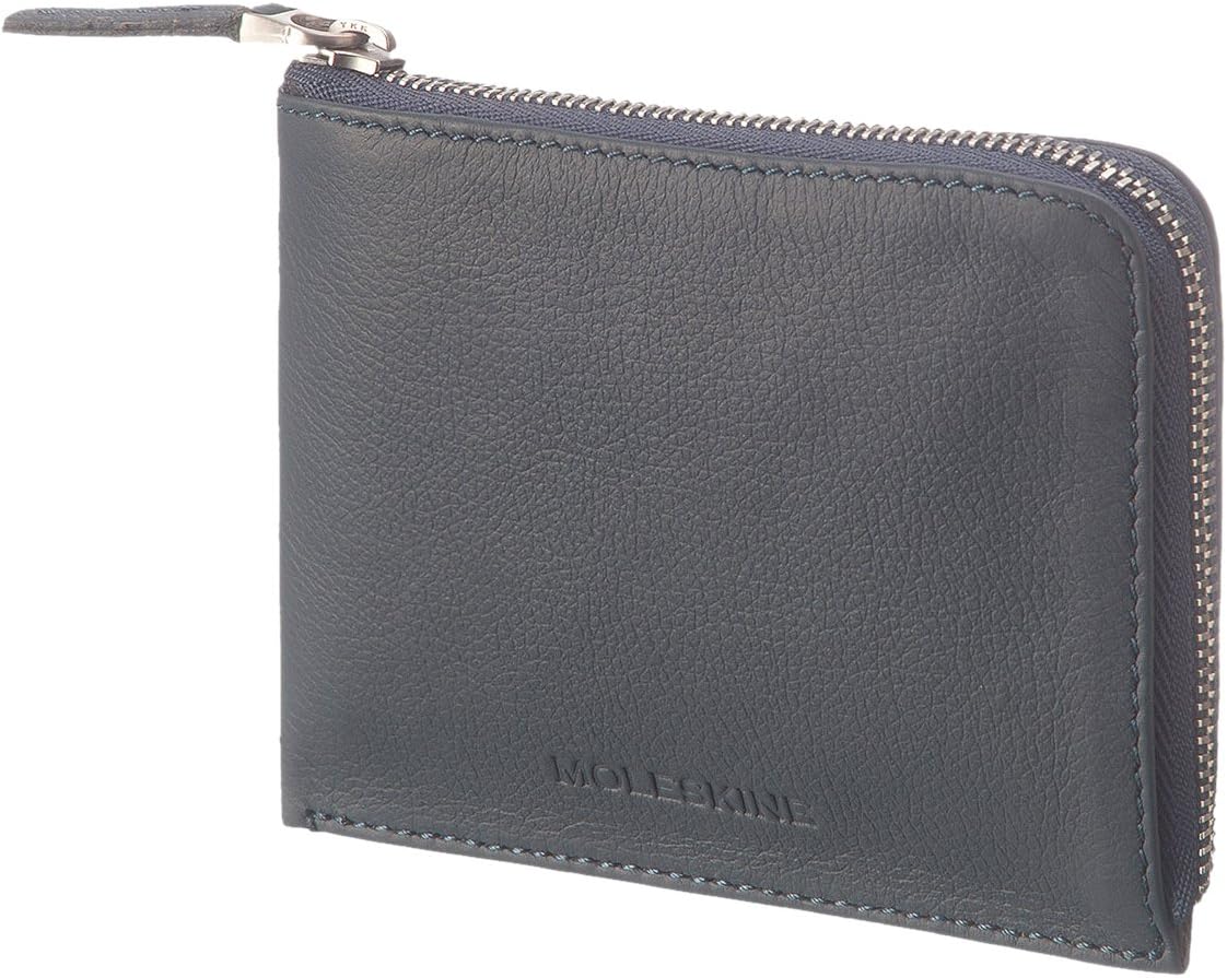 Moleskine Lineage Leather Smart Wallet, Avio Blue