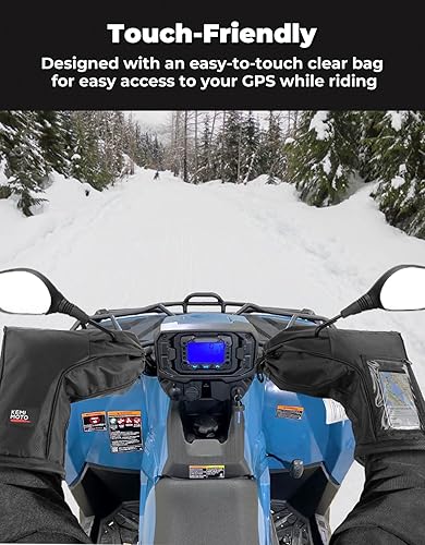 Miniatura 4 de KEMIMOTO Guantes ATV  Guantes de moto de nieve aptos para moto de nieve para Sportsman Scrambler FourTrax Grizzly bicicleta de moto de nieve
