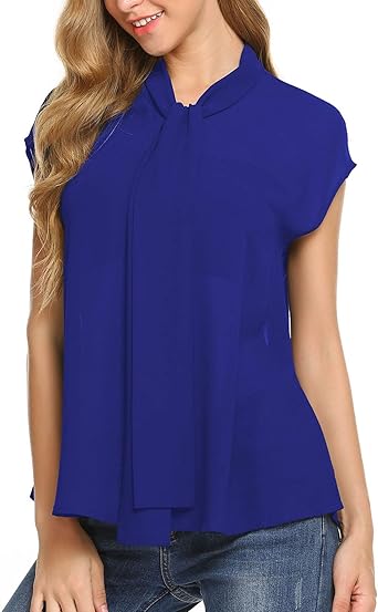 navy blouse womens