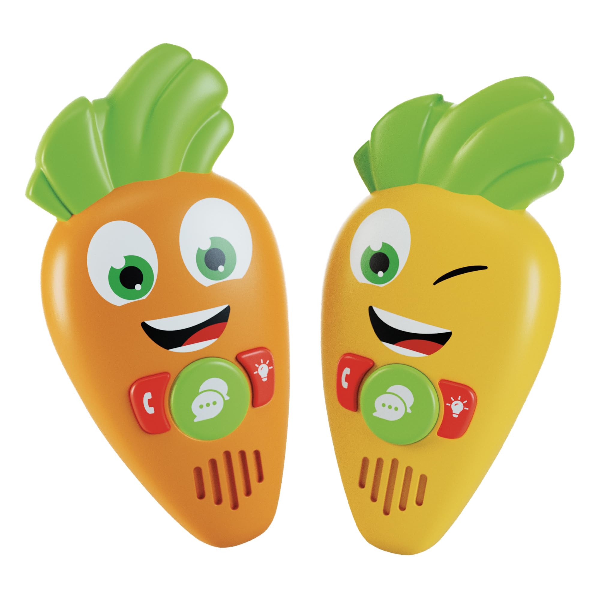 Lisciani - Carotina - Walkie Talkies for Children 3 to 6 Years - Toy Walkie Talkies with Flashlight Function - Communication up to 120 m - Indoor and Outdoor Play - Imagination and Fine Dexterity Game