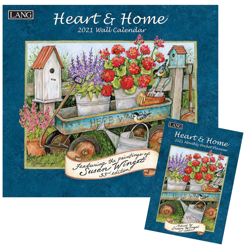 Buy Lang Heart and Home 2022 Wall and Monthly Pocket Planner Artwork