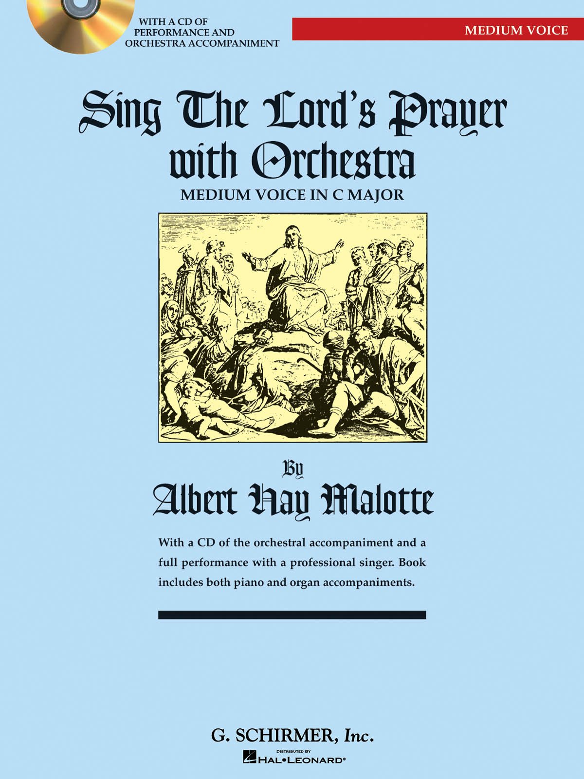 Sing the Lord's Prayer with Orchestra for Medium Voice (Book with CD)