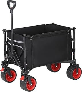 キャリーワゴン アウトドアワゴン 大容量120L 耐荷重100kg ワンタッチ収束式 自立収納 コンパクト 静音 キャリーカート キャンプ/砂浜/釣り/引越し/買い物/アウトドア