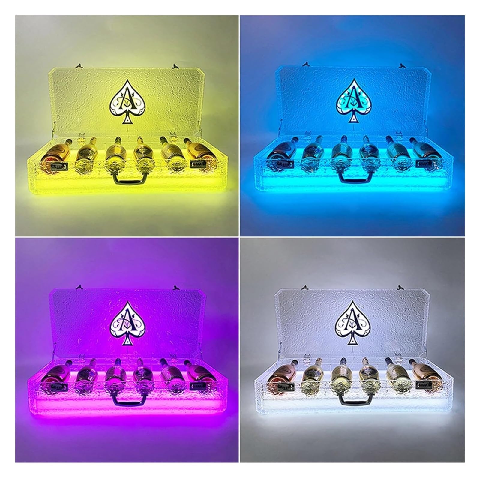 Presentatore di champagne Ace of Spades - Espositore for bottiglie a LED for locali notturni, bar ed eventi