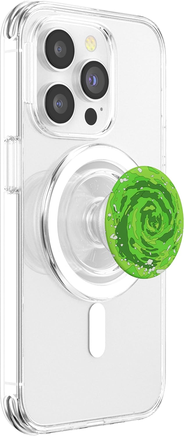Green Cartoon Portal PopSockets PopGrip for MagSafe