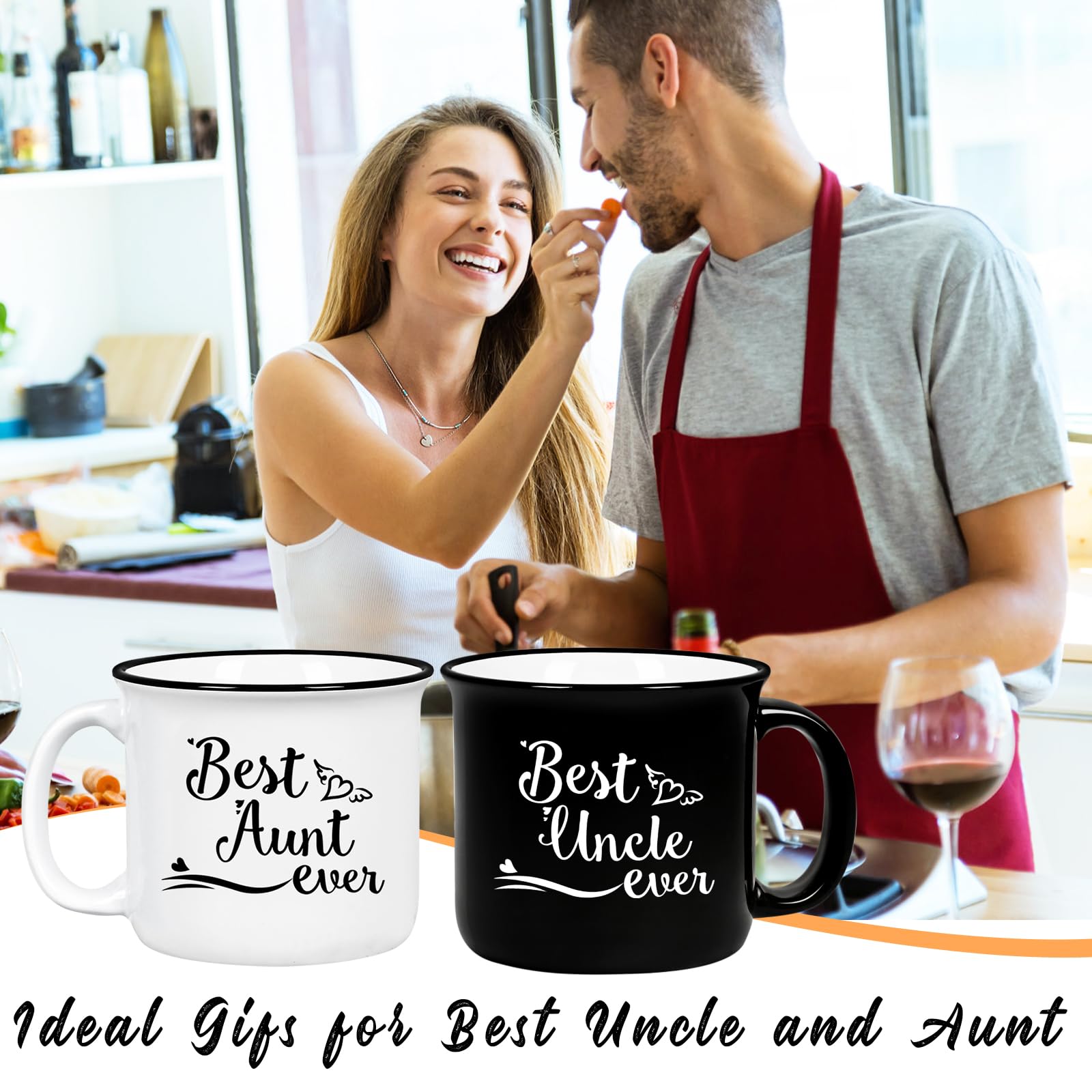 Snapklik.com : Aunt And Uncle Gift, Best Uncle & Aunt Mug Set 2 Pack ...