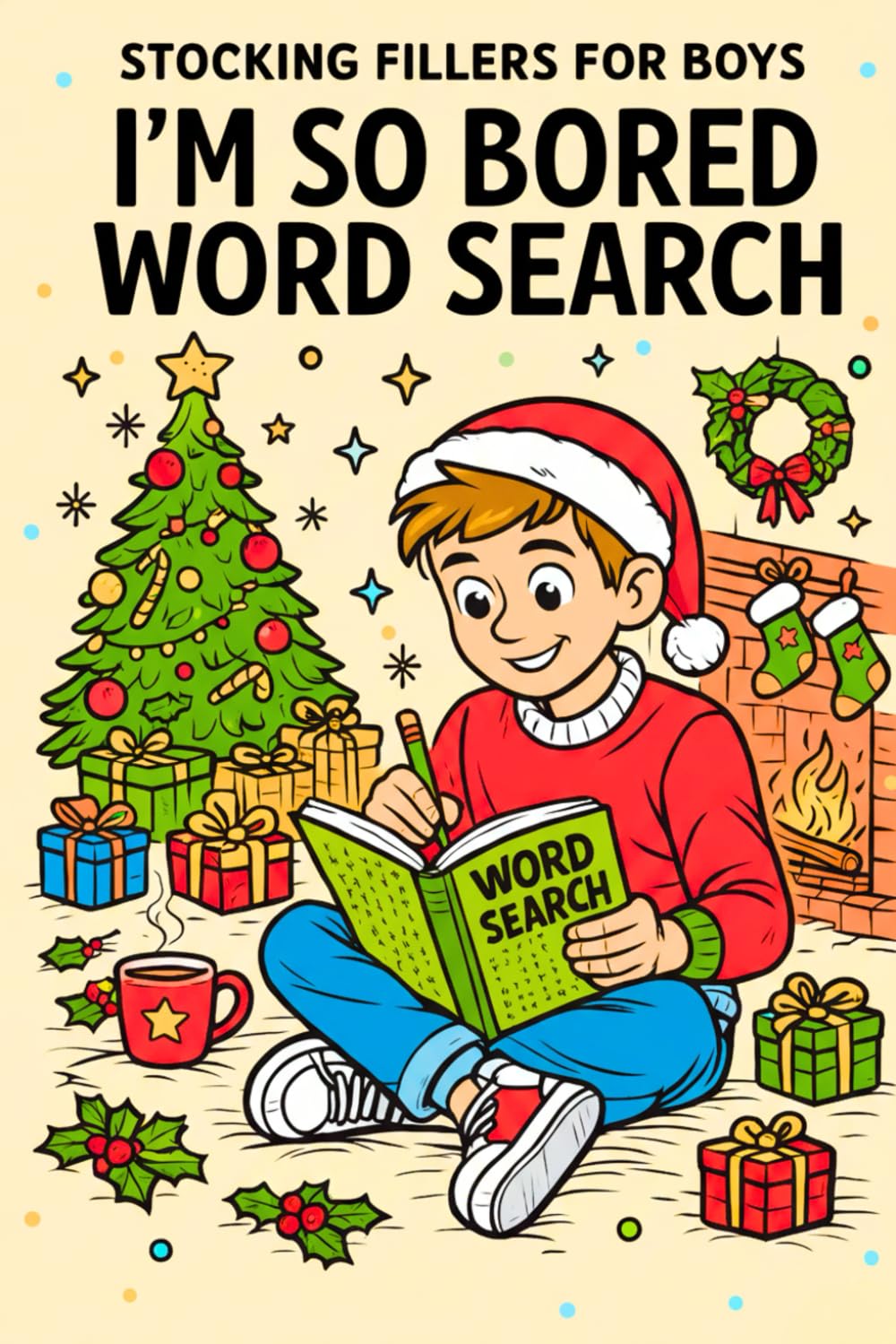 Stocking Fillers for Boys: I'm So Bored: A Fun & Cozy Word Search for Teens