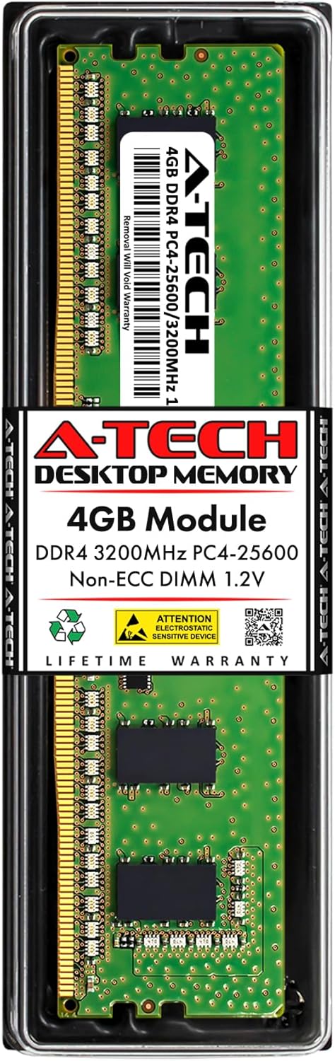 A-Tech 32GB Kit (2x16GB) RAM for Acer Aspire TC-1750, TC-1770, XC-1780 Desktop PC | DDR4 3200MHz PC4-25600 DIMM 1.2V 288-Pin Non-ECC UDIMM Memory Upgrade