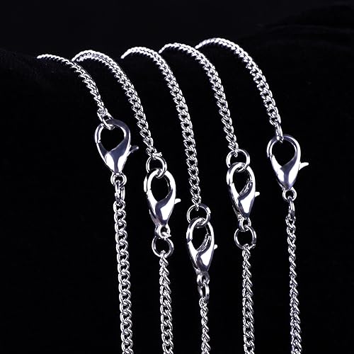 Miniatura 4 de Outus collar de 20 pulgadas, plateados, 12 unidades