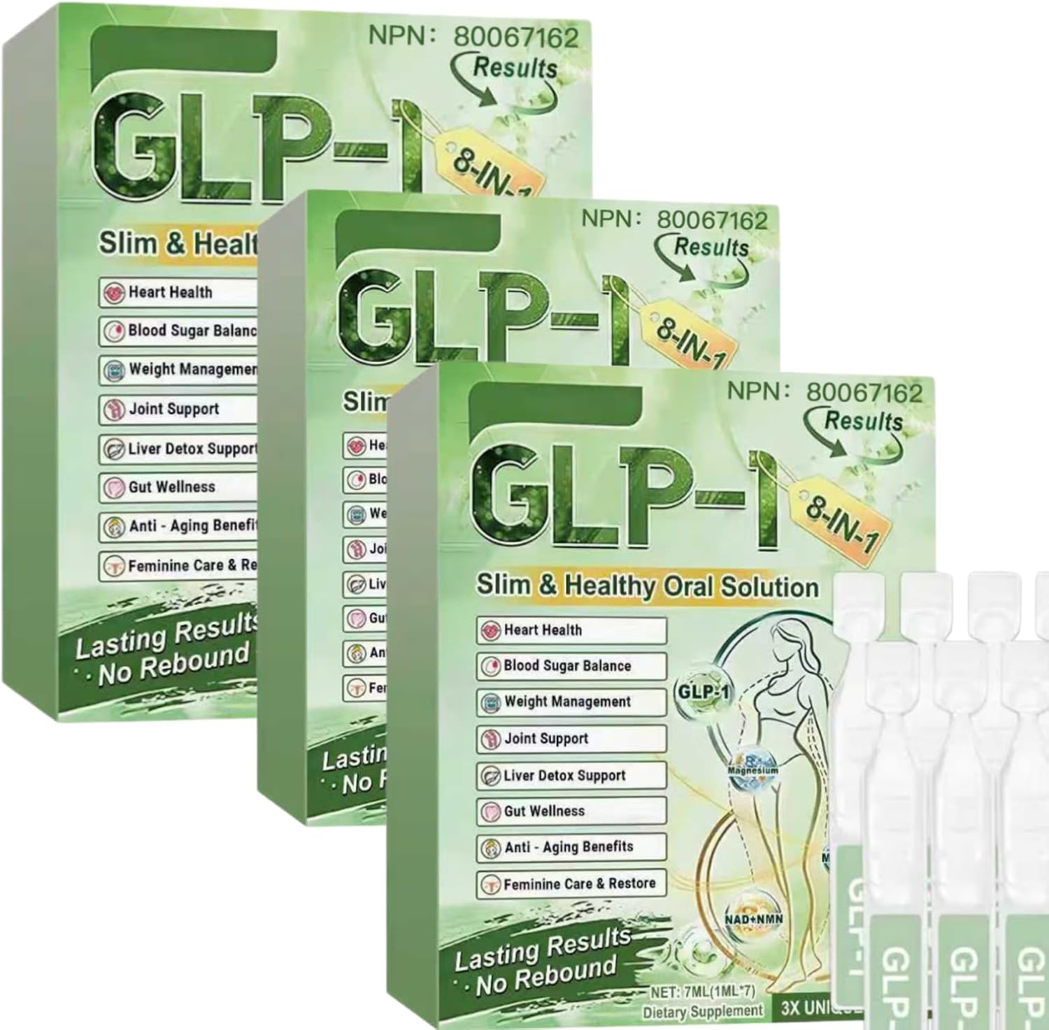 GLP-1 8-in-1 Drop Solution (3 Box)