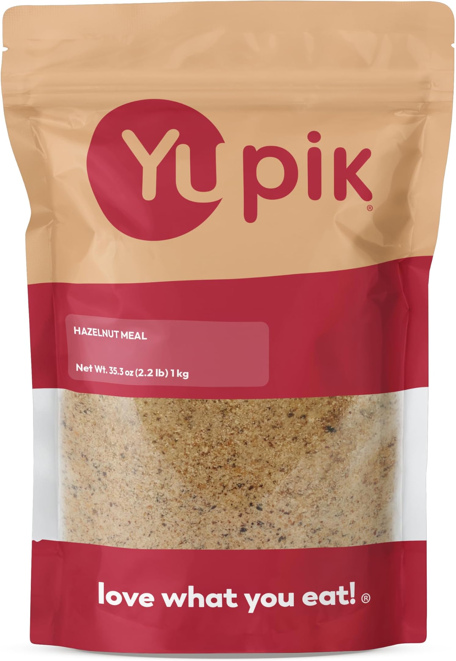 Yupik Hazelnut Meal, 2.2 lb (35.2 oz), Kosher, Gluten-Free, Vegan, Filberts, Raw Hazelnut Flour, Nut Powder, Unsalted, Unroasted, Oil-Free, Source of Fiber & Iron, Perfect for Baking & Cooking