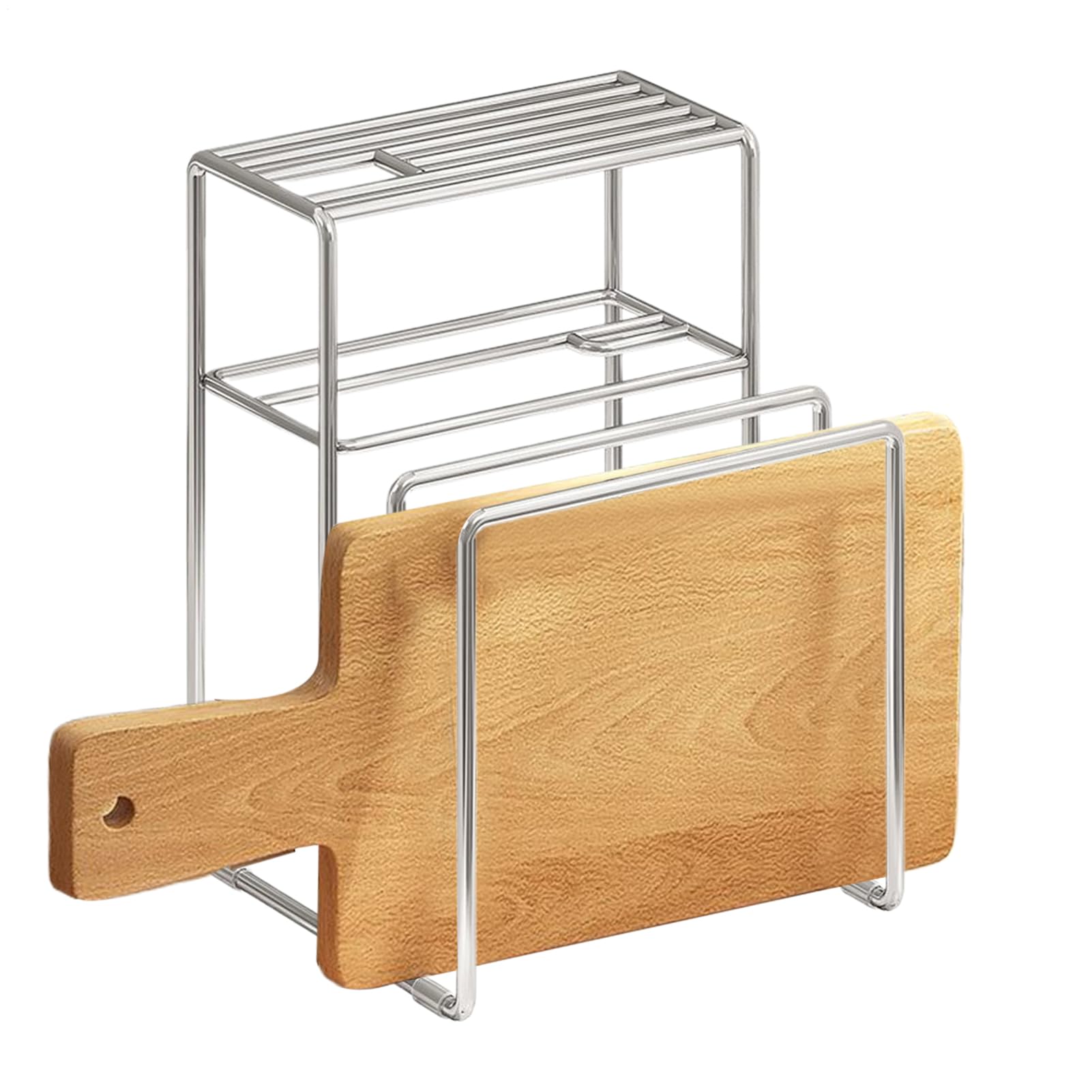 Soporte para tabla de cortar y moldes para hornear: mantenga su cocina limpia y despejada