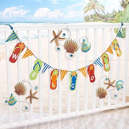 Miniatura 5 de VividLadybug Beach Wall Decor Seashell starfish metal wall decor ocean theme Marine Coast decor suitable for home bathroom coast wall decor Set of 3