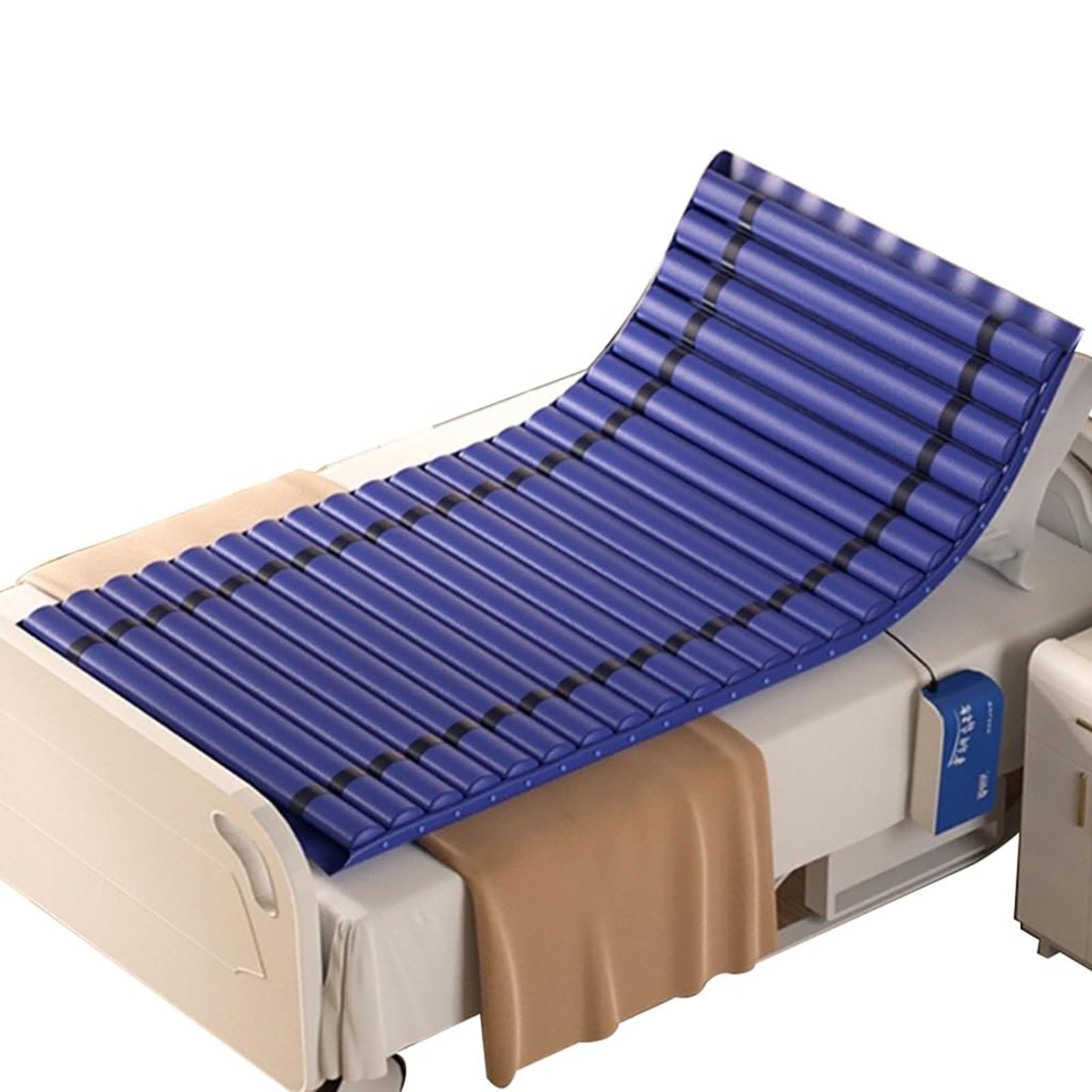 Colchón antiescaras, colchón antiescaras con bomba de aire, colchón de presión alterna, colchón para escaras, para pacientes postrados en cama, alivio de escaras por presión, prevención de úlceras y