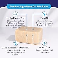 Vista 3 de Pastilla de jabón de aceite de argán de Noble Formula que contiene 2 % de piritionato de zinc (ZnP), 3.25 onzas