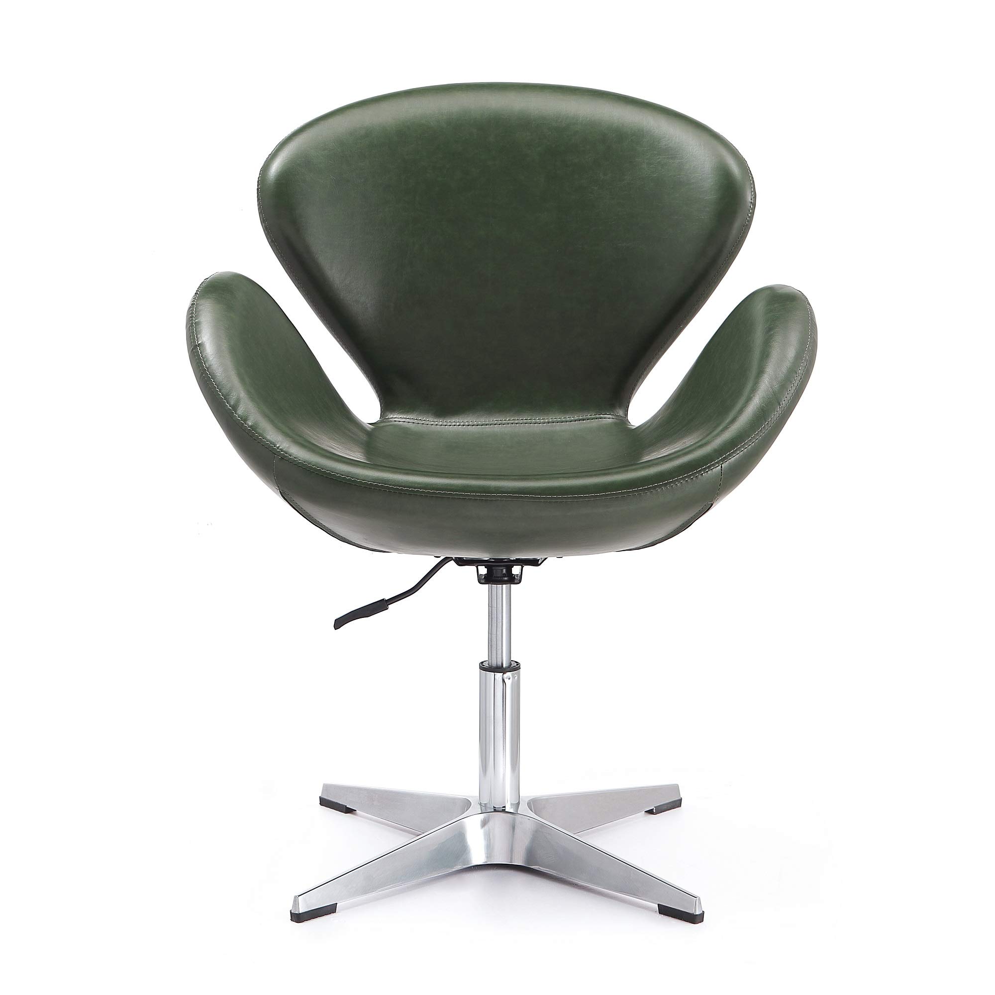 Raspberry Rounded Chairs Snapklik.com : Manhattan Comfort Raspberry Mid Century Modern Living ...
