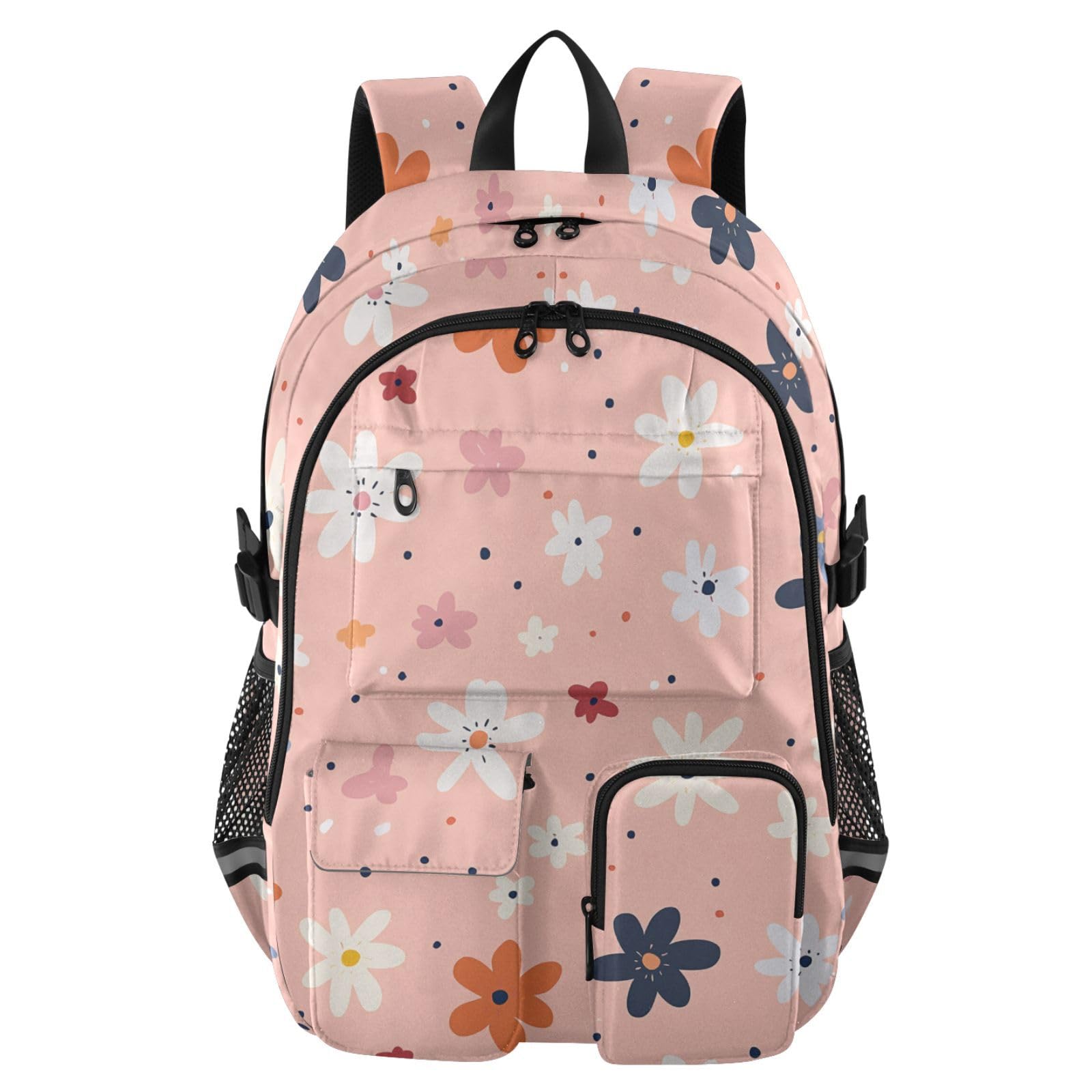 Mochilas florales para adolescentes que buscan espacio y comodidad total 8
