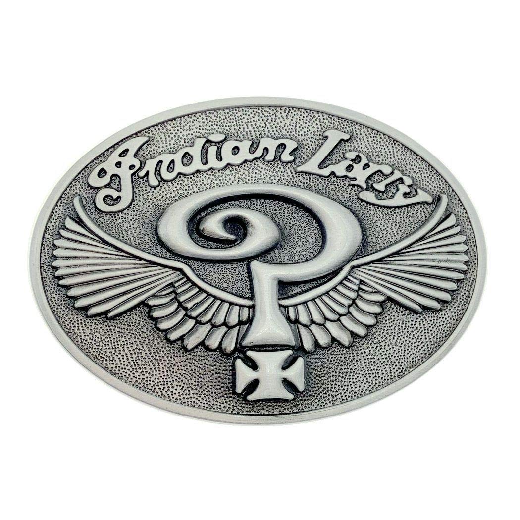 Indian Larry Belt Buckle Cowboy Native American Motorcycles (INLY-011-S)
