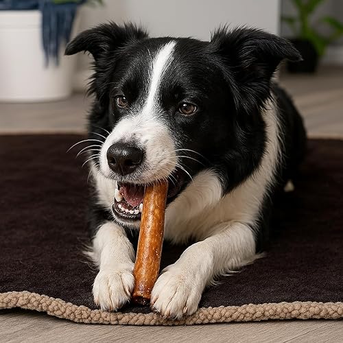 Miniatura 2 de Pet Factory 100% fabricado en Estados Unidos carne de res de 8 pulgadas, rollos de golosinas masticables para perros, sabor a carne de res y pollo