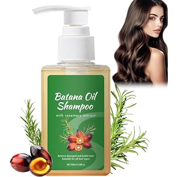 Batana Oil Hair Growth Shampoo Batana Shampoo with Rosemary for Thinning Hair or Hair Loss for Women and Men Nourishes the Scalp for All Hair Types