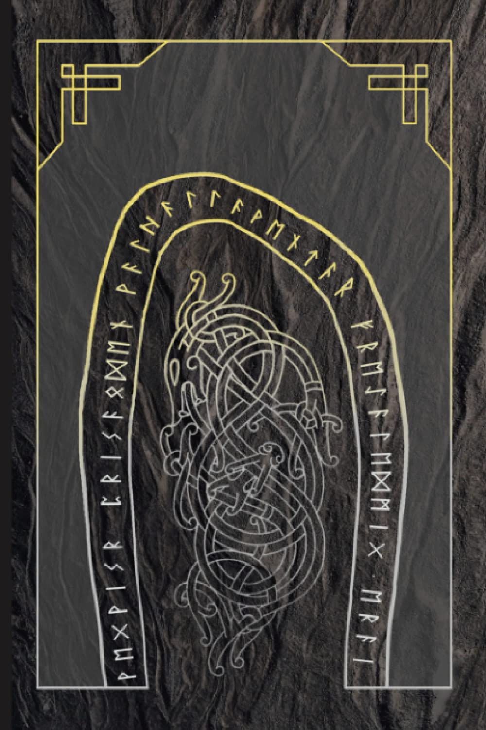 Norse pagan rune magic, witches notebook journal: norse runes meaning futhark alphabet description and 120 lined collage ruled pages