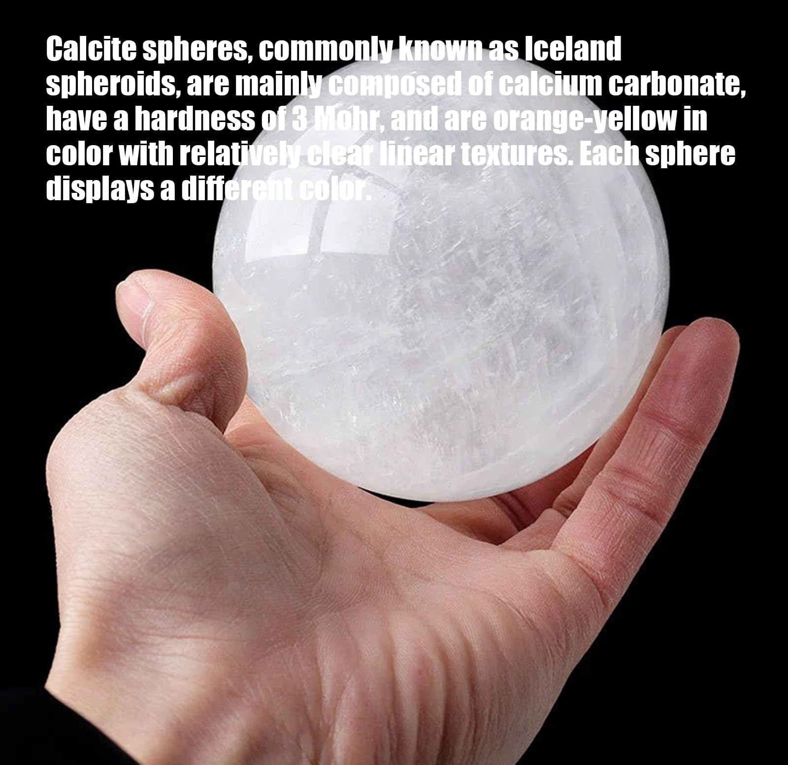 Feng Shui Adornos Bola de Cristal/Bola de fotografía Bola de Cristal Blanca Amarilla con Soporte de Base Bola de Transferencia auspiciosa Bola de luz Abierta para decoración,4.33in