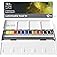 Winsor & Newton Professional Watercolor Paint Set, Black Box Set, 12 Half Pan
