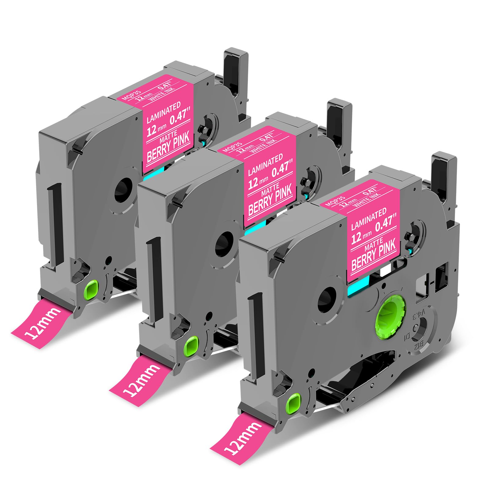 Pink Label Maker Tape Replacement for Brother P-Touch Label Tape TZe-MQP35