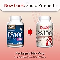 Vista 2 de Jarrow Formulas PS100 Phosphatidylserine 100mg, Dietary Supplement for Brain Health and Cognitive Function Support, 30 Softgels, Up to a 10-30 Day