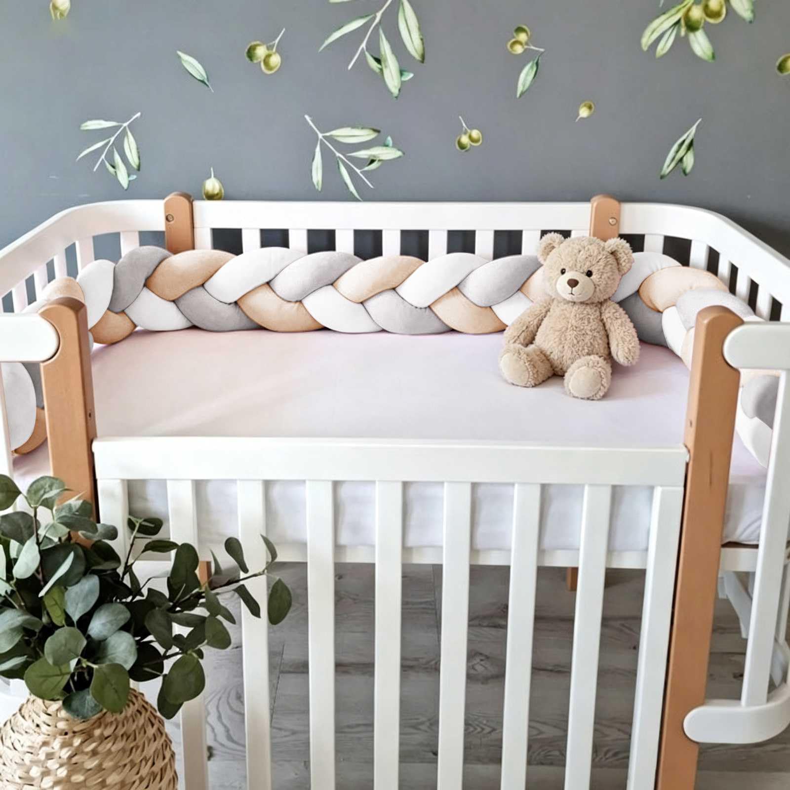 Bed Skirts, Breathable Cot Mattress protection (Q19,100CM)