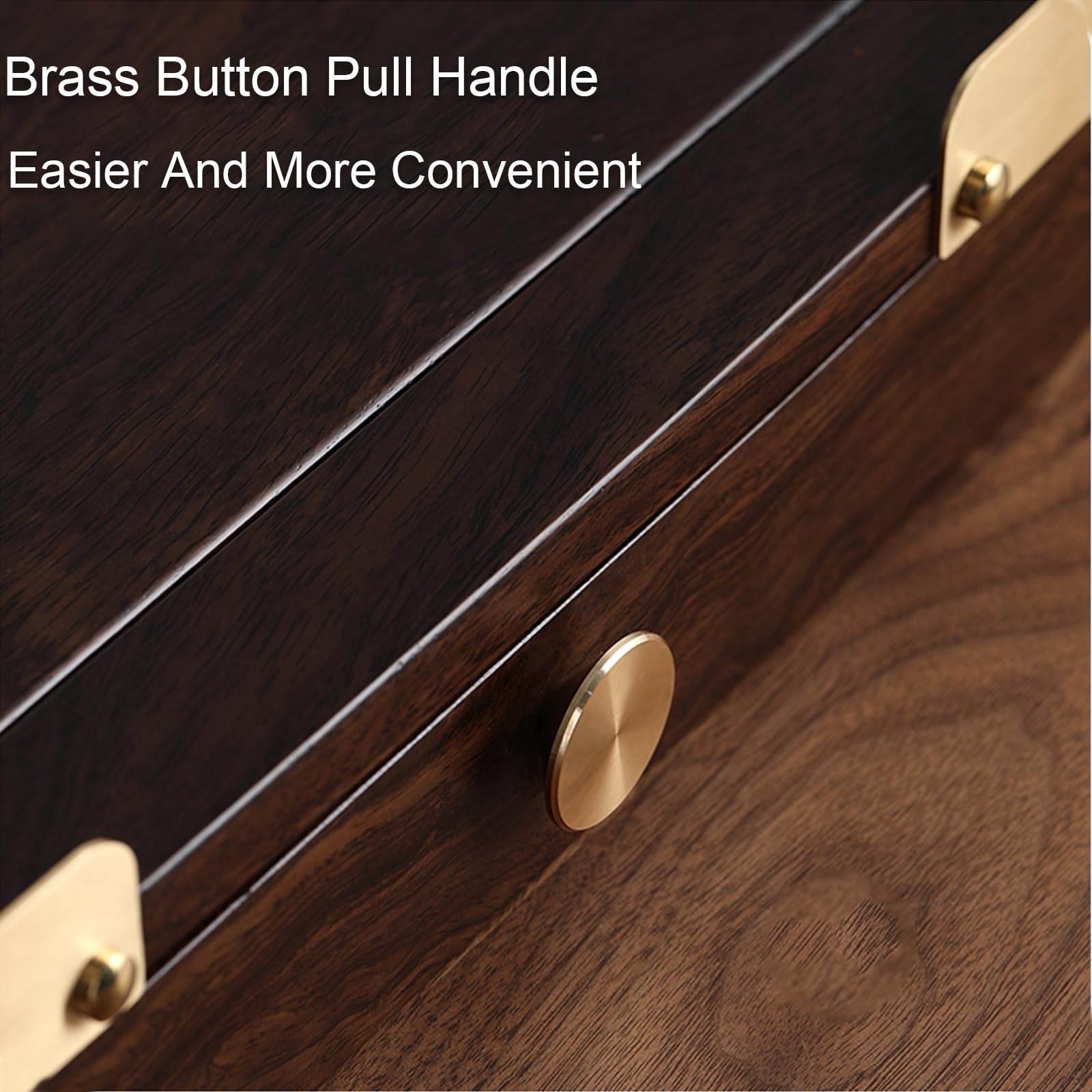 Estante de pared de madera con cajón, vitrina compacta para espacios pequeños