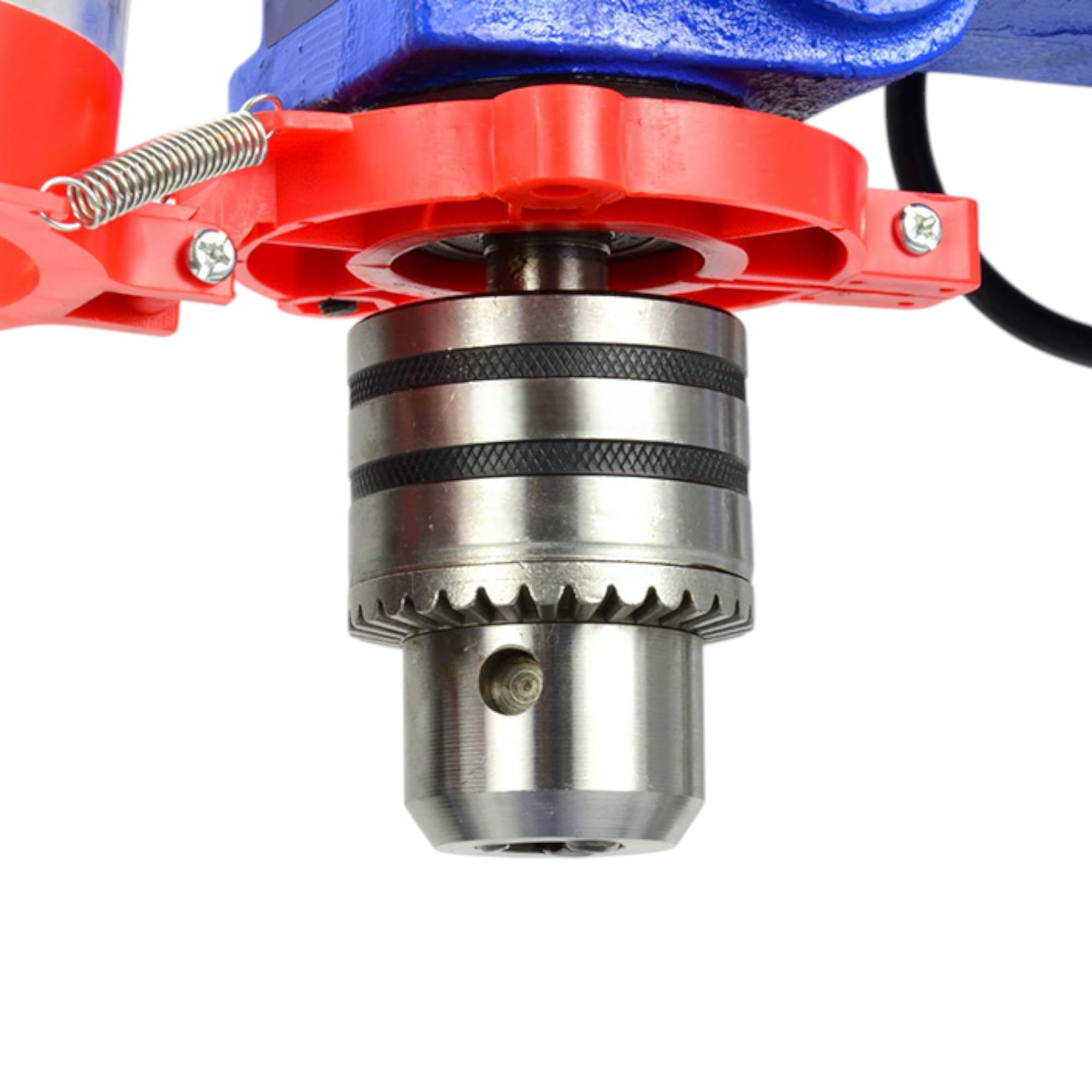 Trapano Elettrico a Colonna da Banco Potenza 350W Velocita 2650rpm Regolabile con Mandrino 13mm 580-2650RPM Arresto di profondità e Piano a Forare Regolabili Ampia Base
